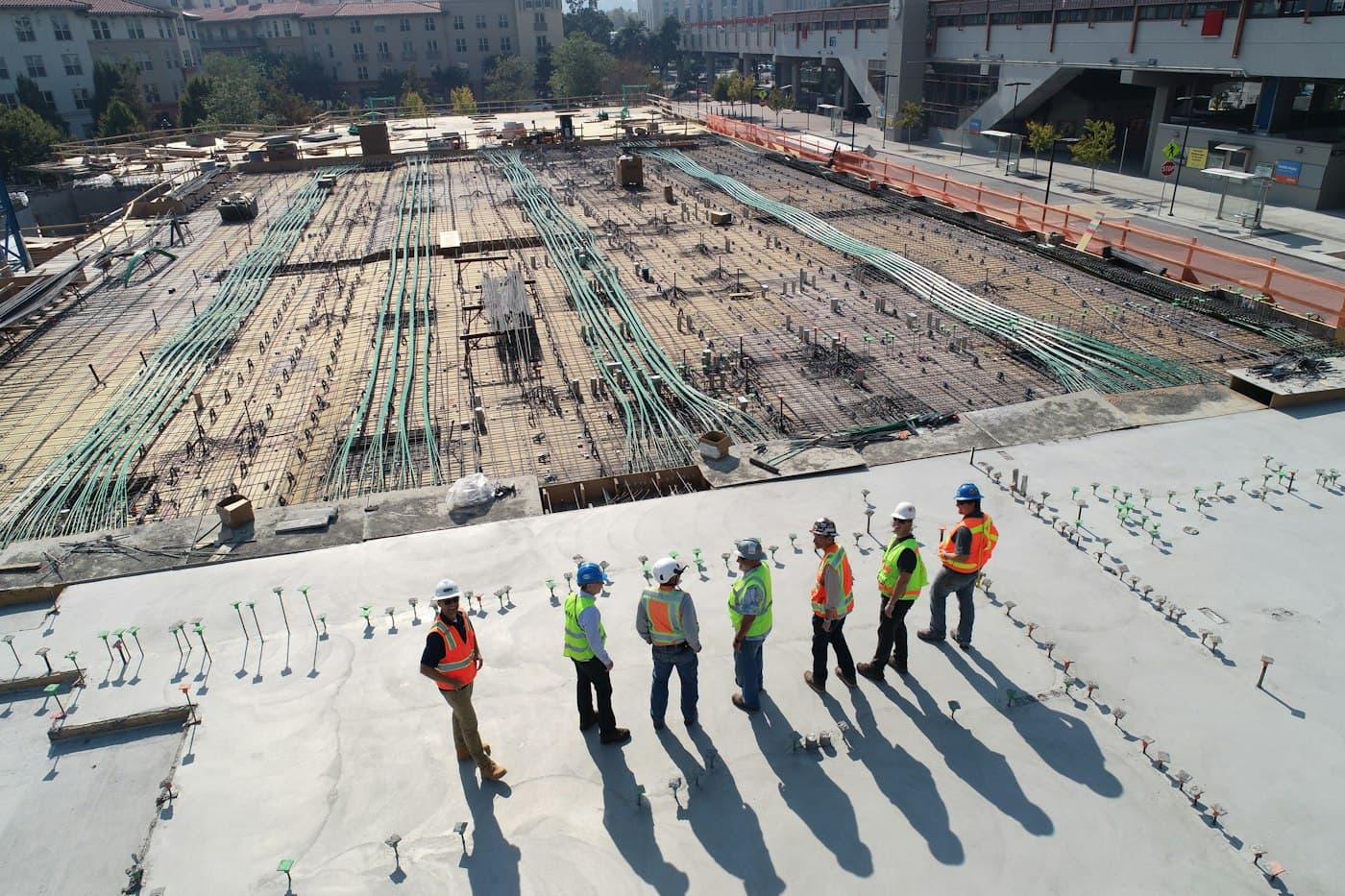 Our roofing crew on site